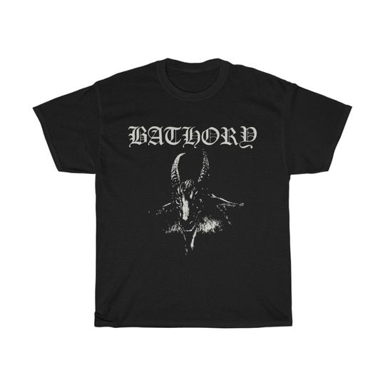 Discover Bathory White Logo T-Shirt