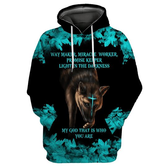 Discover German Shepherd Dog 3D All Over Print Pullover Hoodie, 3D Hoodie For Men