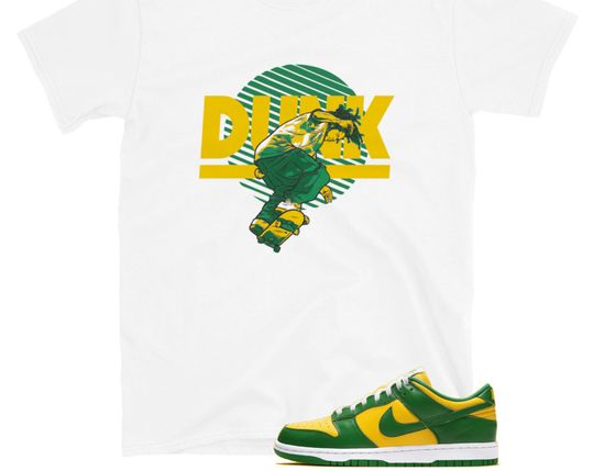 Discover Dunk Low Brazil Tee, Skateboarding Unisex T-Shirt