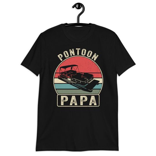 Discover Pontoon Papa T-Shirt