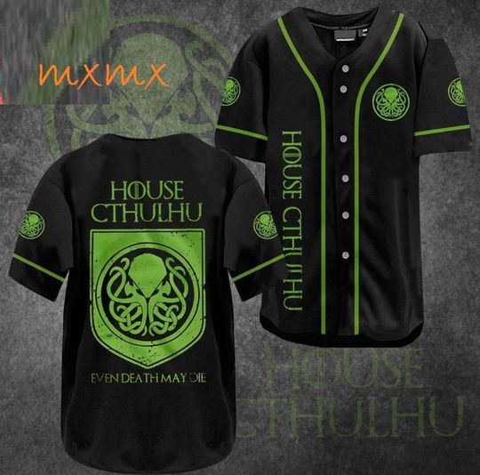 Discover House of cthulhu horror movies baseball jersey