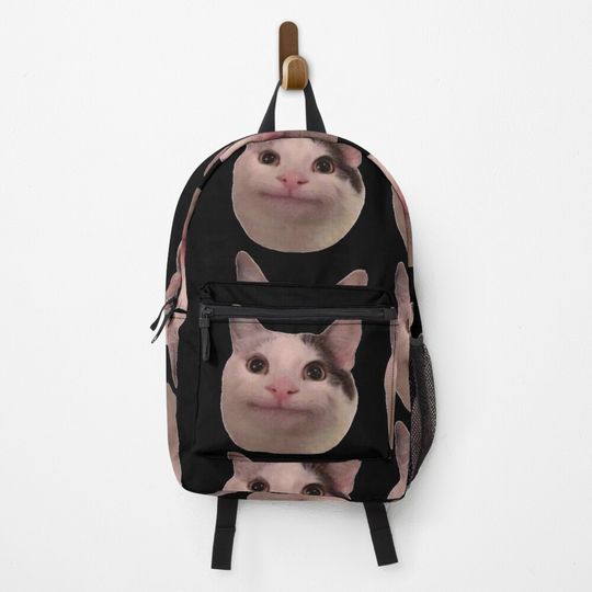 Discover Beluga Cat Pattern Backpack