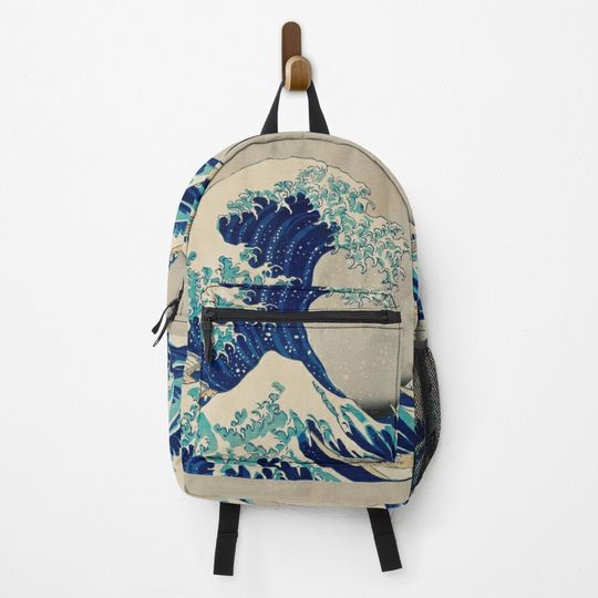 Discover The Great Wave off Kanagawa by Katsushika Hokusai Backpack