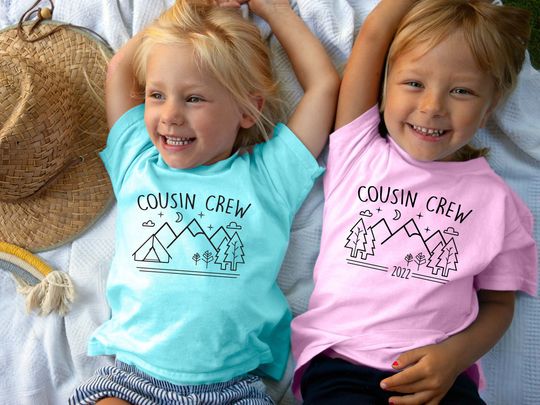 Discover Cousin Crew Camping Shirt, Cabin or Trees, The Original Cousin Crew Shirts
