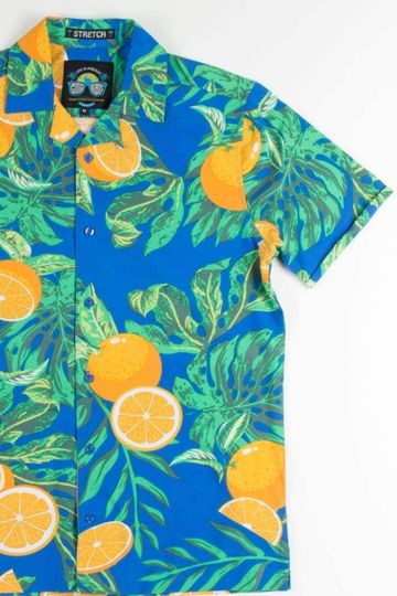 Discover Blue Oranges Hawaiian Shirt
