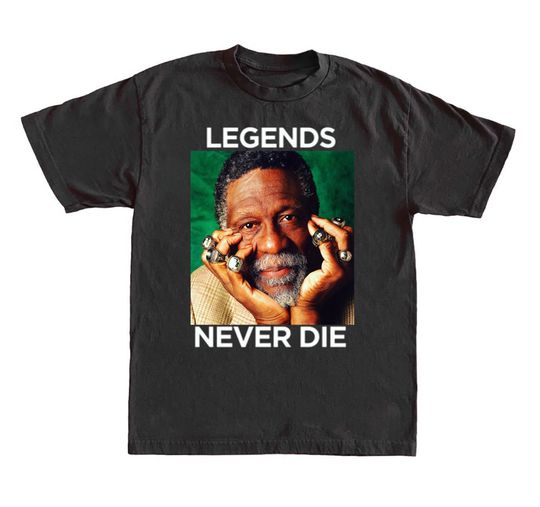 Discover 11 Rings Bill Russell Shirt