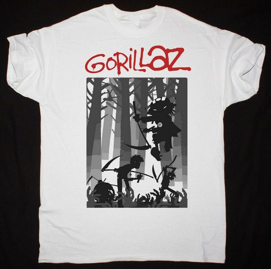Discover Vintage Band Shirt, Gorillaz Shirt