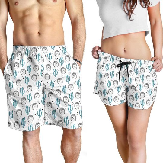 Discover Hedgehog Shorts - Hedgehog Pattern Swim Shorts