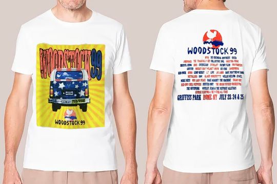 Discover Woodstock 99 Festival Trainwreck T-Shirt