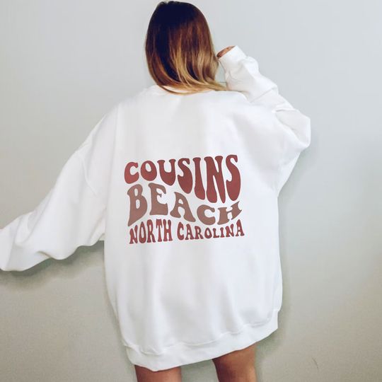 Discover Cousins Beach Sweatshirt Sweatshirt, Vintage Cousins Beach TSITP Unisex Crewneck Sweatshirt Hoodie
