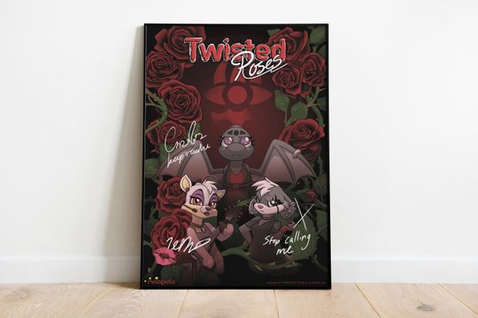 Discover Neopets  Twisted Roses Band Poster