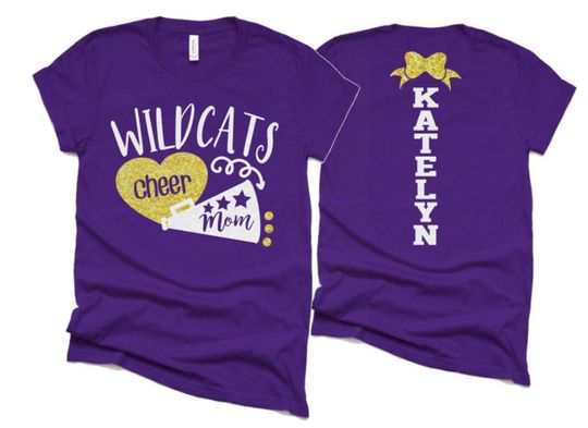Discover Cheer Mom Bling Shirt