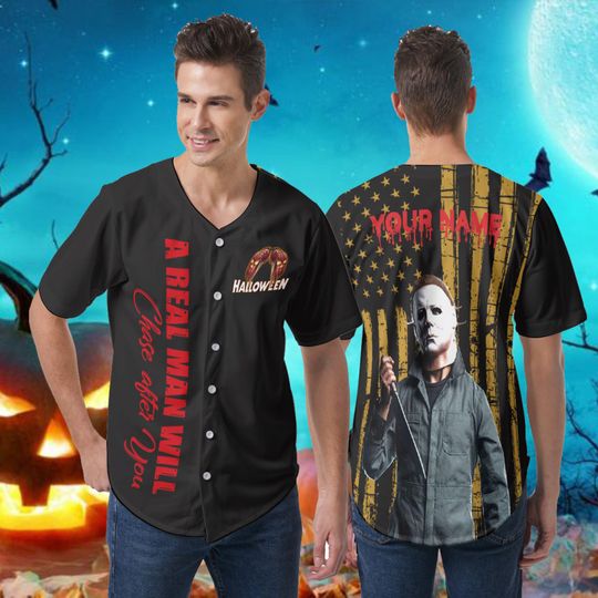 Discover Personalized Michael Myers Baseball Jersey