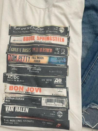 Discover Rock cassettes t-shirt