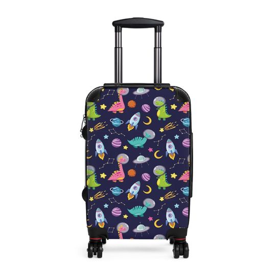 Discover Dinosaur Spaceship Suitcases, Travel Luggage