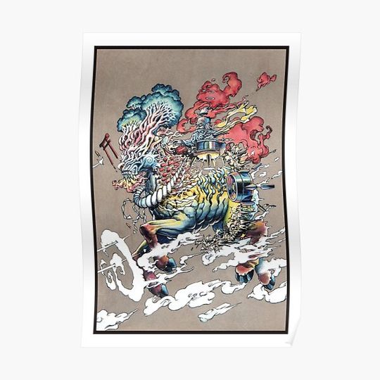 Discover UYAMA HIROTO - FREEFORM JAZZ Premium Matte Vertical Poster