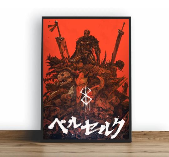 Discover Berserkk Anime Premium Matte Vertical Posters