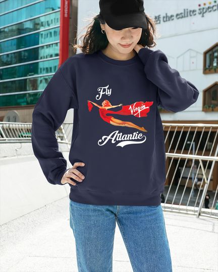Discover Fly Atlantic Sweatshirt, Vinage Princess Diana Sweatshirt