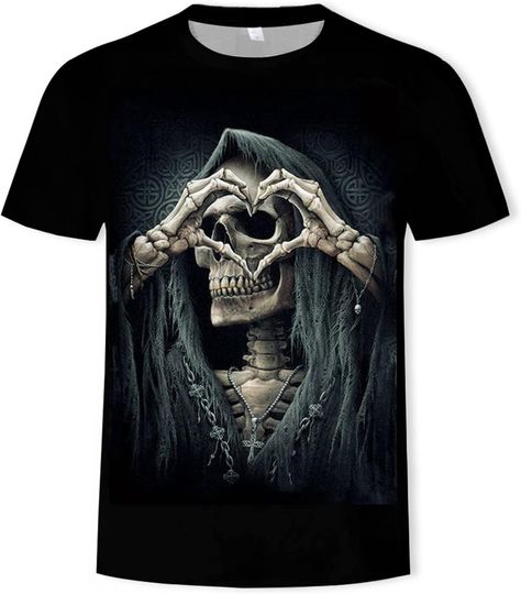 Discover Skanndoo Skull Cool 3D t-Shirt