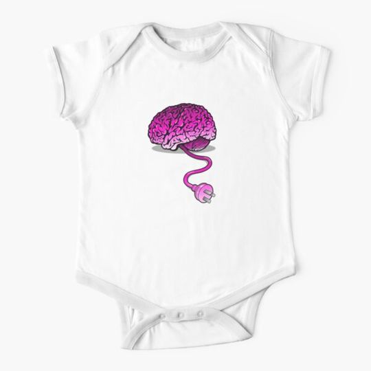 Discover Your Brain without Coffee - Pink Onesie