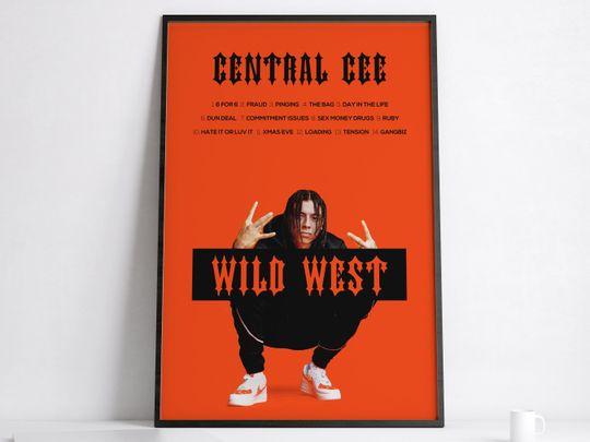 Discover Central Cee WILD WEST, Twenty Three, Print POSTER