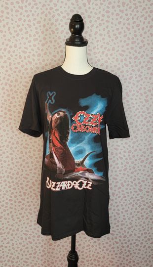 Discover Ozzy Osbourne Blizzard of Ozz Vintage Style Concert Tee