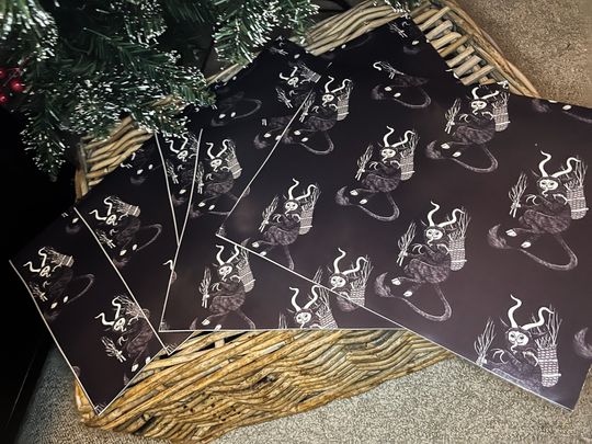 Discover Krampus Xmas Wrapping Paper