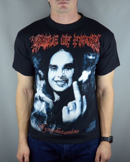 Discover Vintage Cradle Of Filth Nymphetamine t shirt