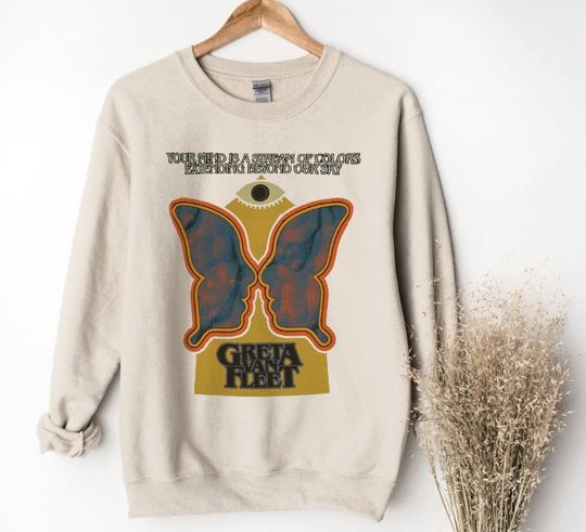 Discover Greta Van Fleet Sweatshirt, Light My Love Lyric Sweatshirt