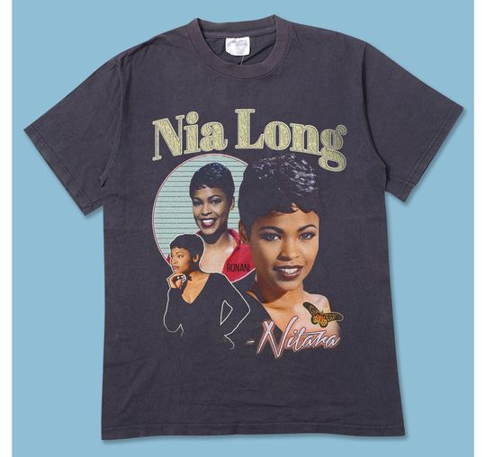 Discover Vintage Nia Long Graphic Hoodie