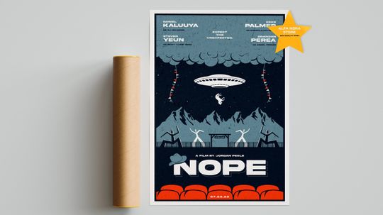Discover Nope Movie Poster / Horror Movie 2022