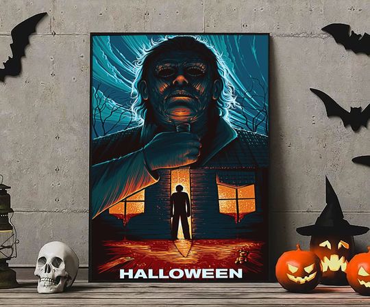 Discover Michael Myers Horror Movie Halloween Poster