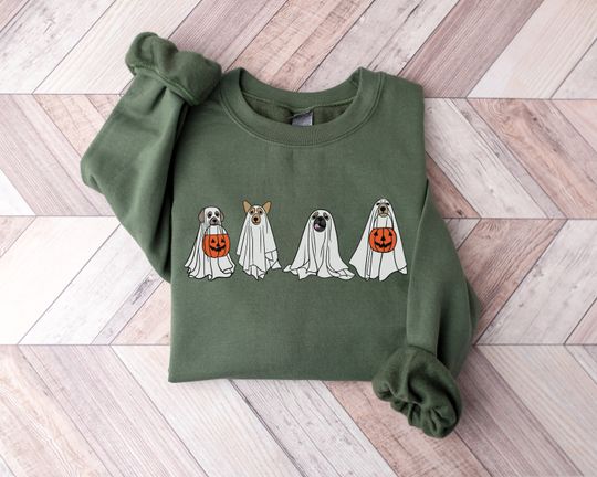 Discover Halloween Crewneck Sweatshirt, Ghost Sweatshirt