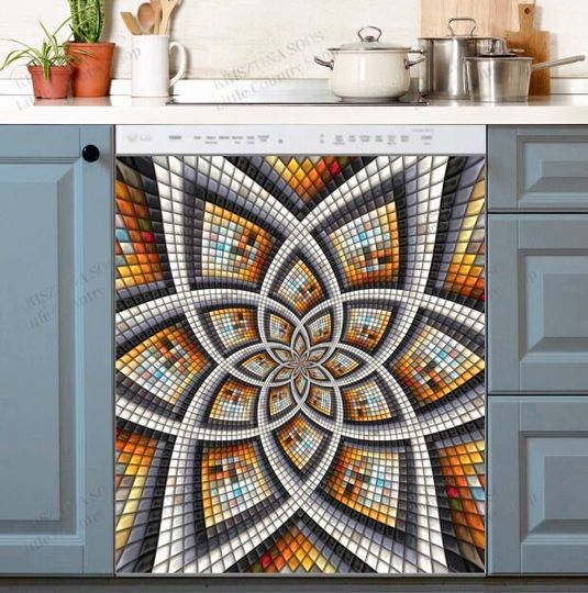 Discover Colorful Mosaic Dish Washer Covers