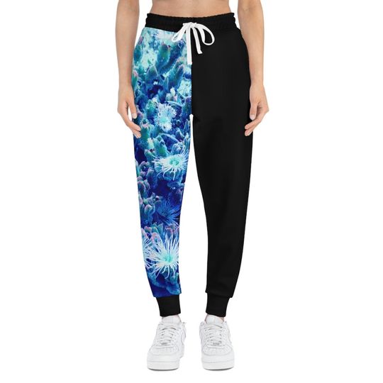 Discover White flowers Athletic Joggers