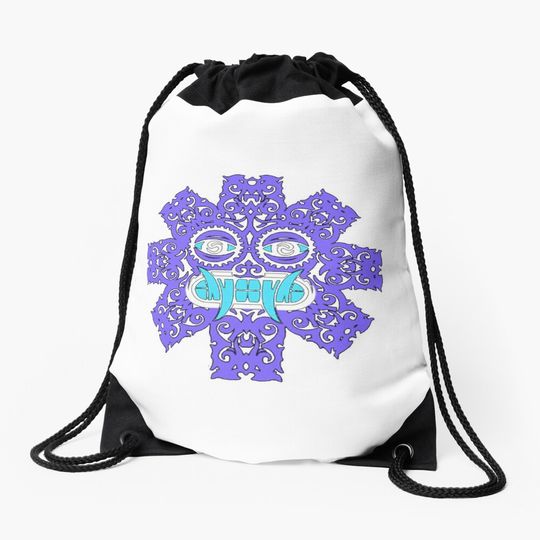 Discover Purple Barongan Drawstring Bag