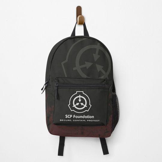 Discover Secure Contain Protect SCP Foundation Emblem Backpack