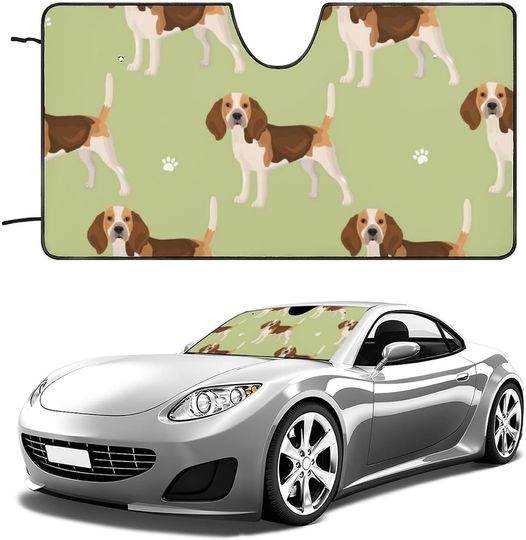 Discover Beagle Car Windshield Foldable Sunshade