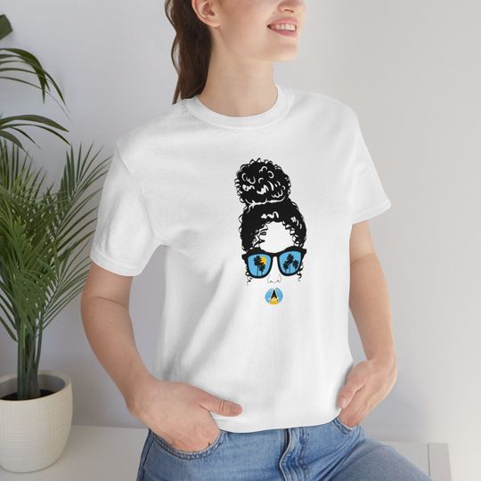Discover Messy Bun Saint Lucia tshirts