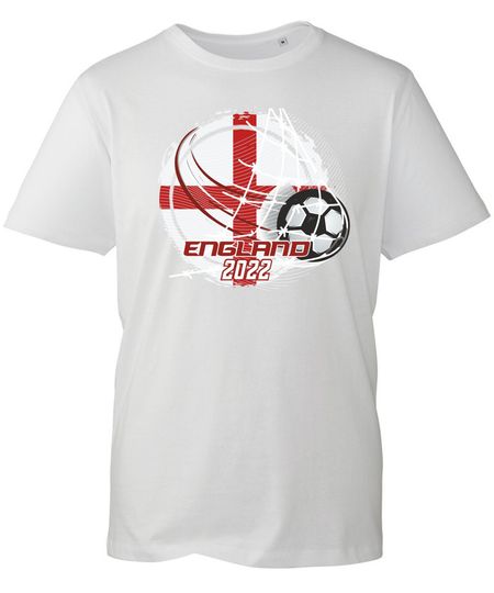 Discover England Football T-Shirt, World Cup 2022 Supporter T-Shirt