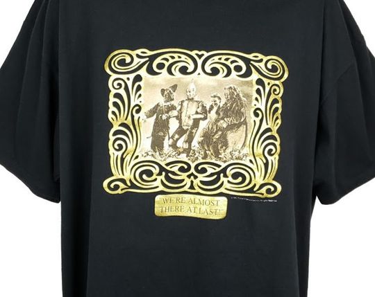 Discover The Wizard Of Oz T Shirt Vintage 90s Poppy Fields We're Almost There At Last MGM Grand