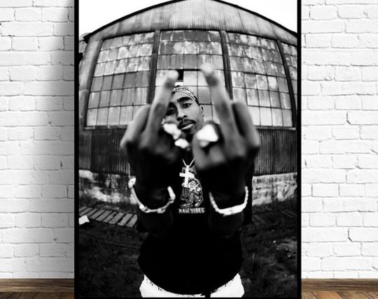 Discover Tupac,Music Singer Canvas Poster Wall Art,Home docor