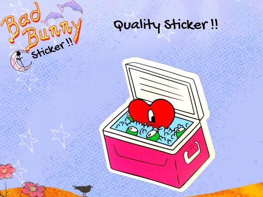 Discover Bad Bunny, Neverita Sticker!!