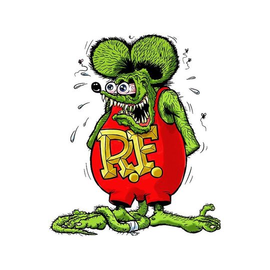 Discover Rat Fink Kustom Kulture Vinyl Die Cut Decal 5 Inch Stickers