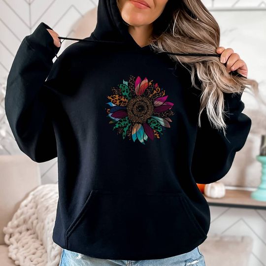 Discover Tie Dye Sunflower Hoodie