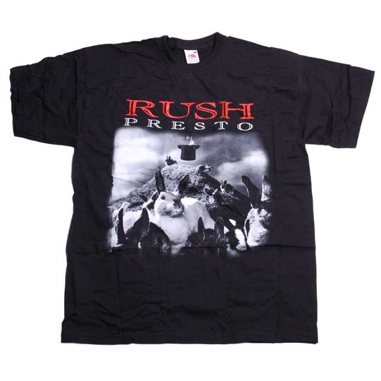 Discover Rush T Shirt - Music tshirt Presto Cover 100% Official