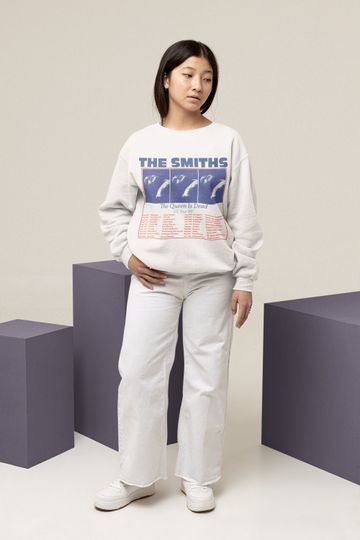 Discover The Smiths Vintage Sweatshirt, Vintage The Smiths Tour Unisex Sweatshirt