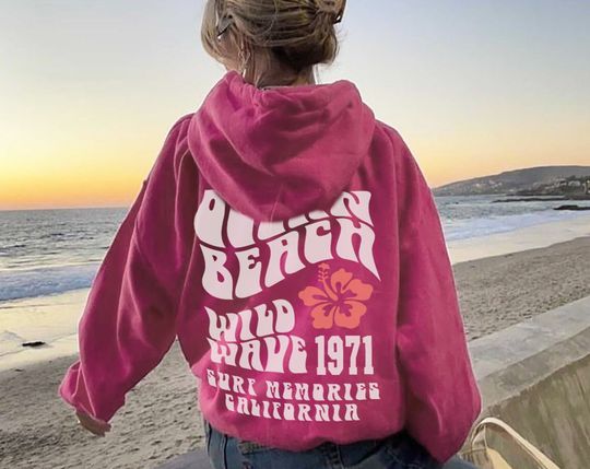 Discover Ocean Beach Aesthetic Hoodie, California