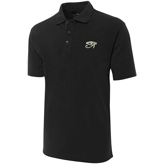 Discover Eye of Horus Embroidered Polo Shirts Embroidery Men's Polo Shirt