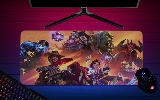 Discover Blizzard WoW- Hearthstone -Desk Mat- Mouse pad - craft mat